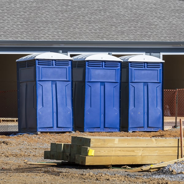 are there any restrictions on what items can be disposed of in the portable restrooms in Rockport